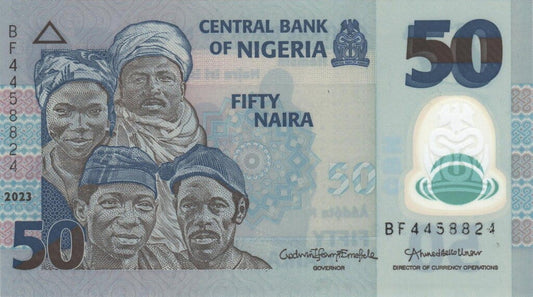 Nigeria 50 naira Rybołówstwo 2023 P-40m