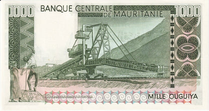 Mauretania 1000 Ouguiya Kopalnia 1975 P-3C
