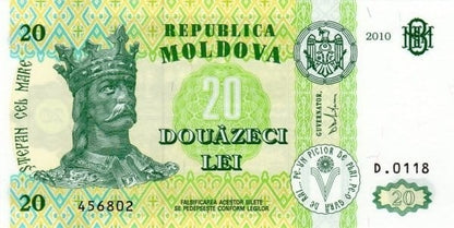 Mołdawia 20 leu Zamek 2010 P-13i