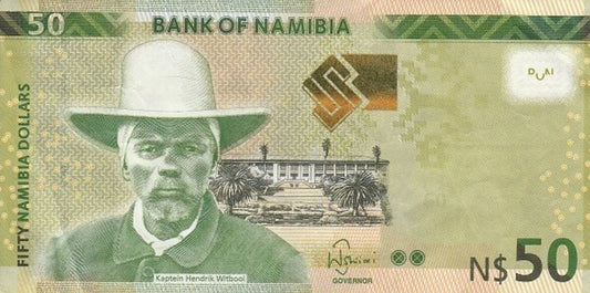 Namibia 50 dolarów Kudu 2019 P-13c