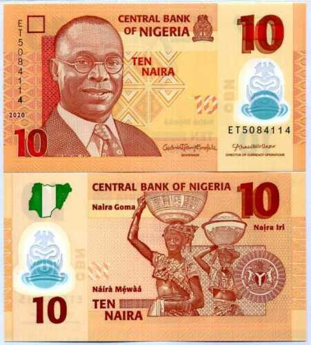 Nigeria 10 naira Kobiety z misami 2020 P-39k
