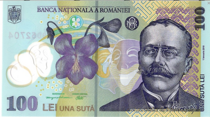 Rumunia 100 leu Orchidea 2020 P-121k