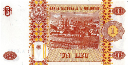 Mołdawia 1 leu Stefan Mare 2002 P-8e