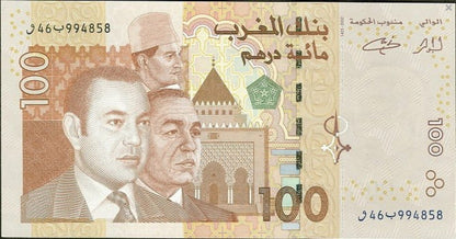 Maroko 100 dirhamów Pałac 2002 P-70