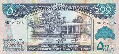 Somaliland 500 szylingów Statek 2016 P-6i
